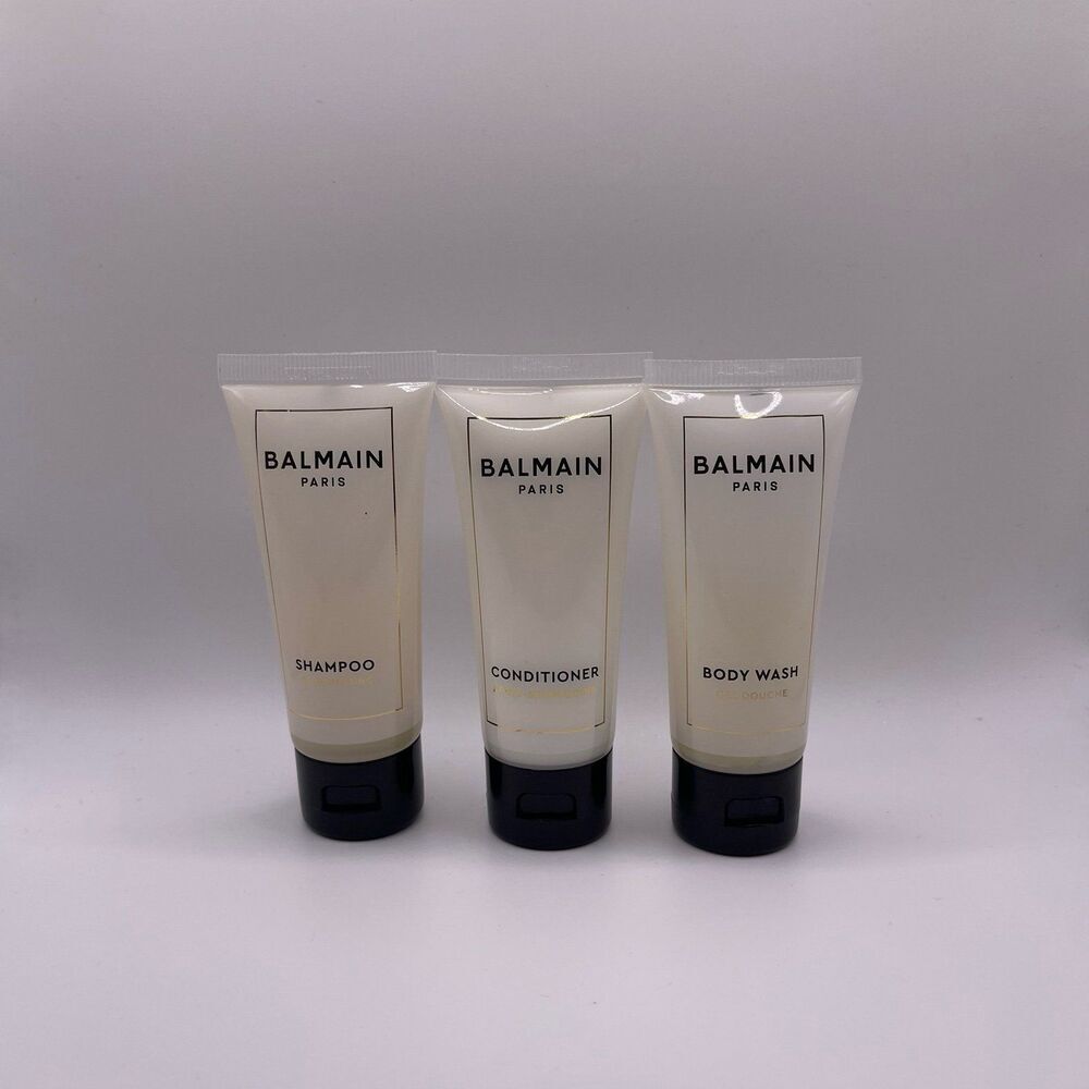 Balmain Paris Shampoo, Conditioner & Body Wash Travel Size 3 PCS. Set